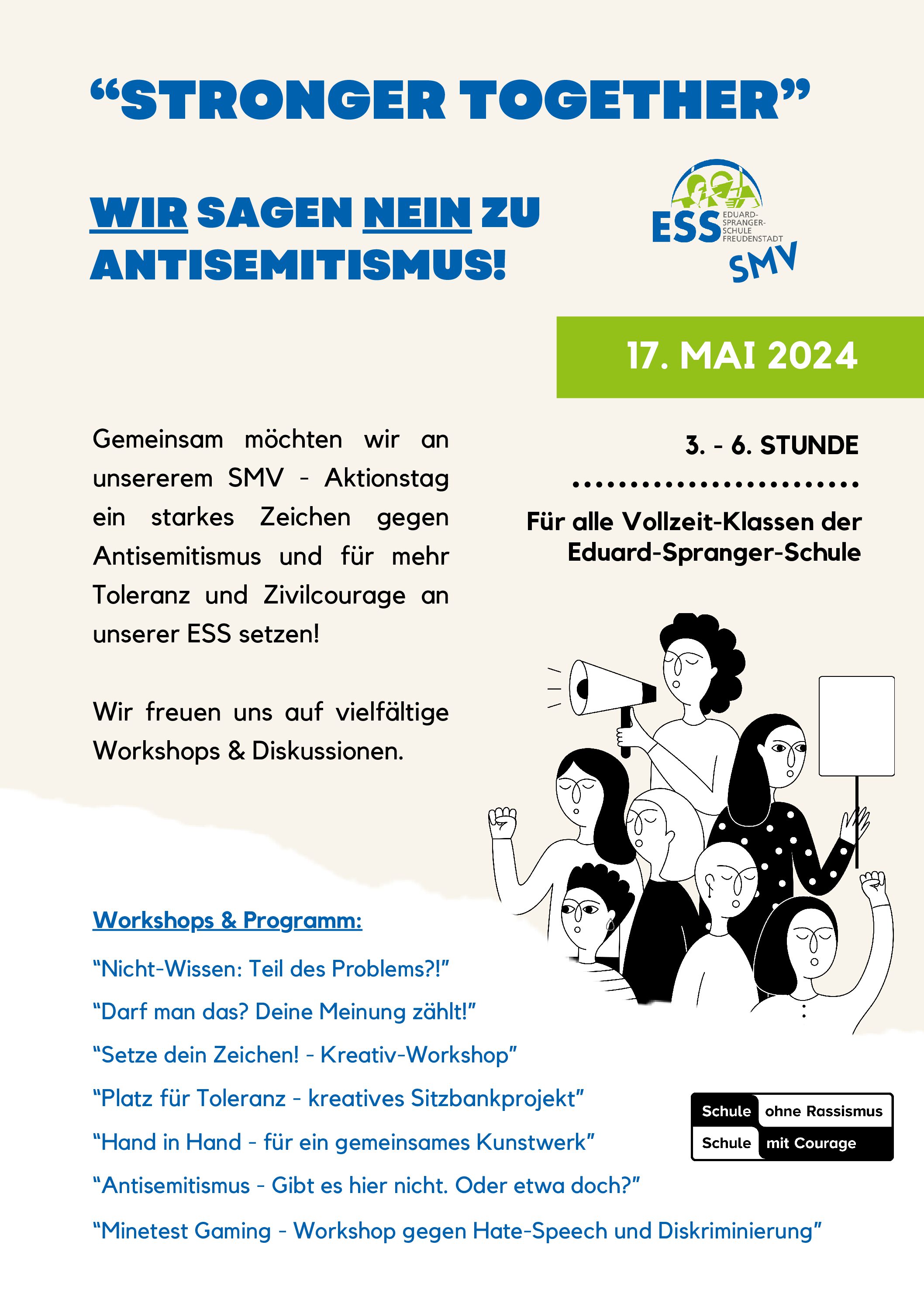 Plakat Aktionstag Antisemitismus ESS