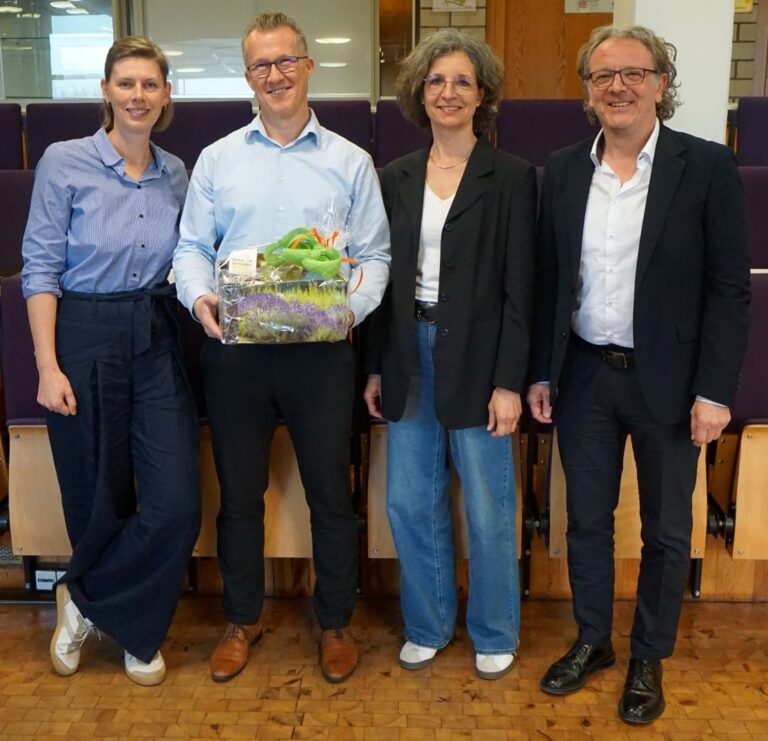 v.l. Carina Schwenker, Philipp Hemper, Svenja Kilgus und Antonio Jakob.